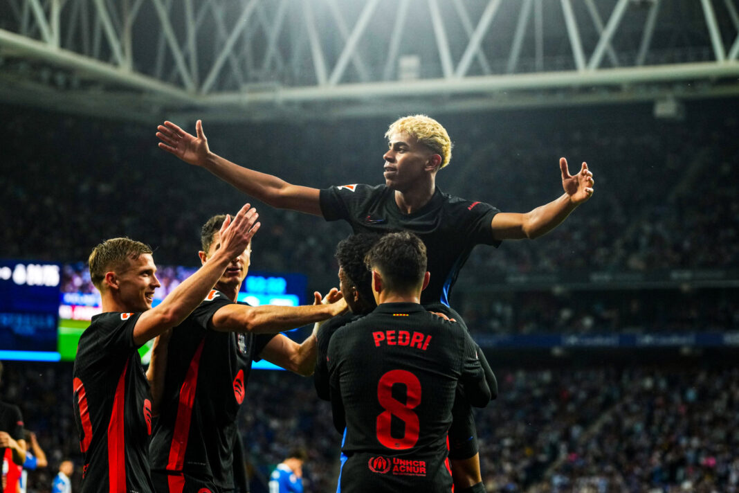 Le FC Barcelone sacré champion d’Espagne après sa victoire dans le derby sur la pelouse de l’Espanyol grâce à Lamine Yamal et Fermín López