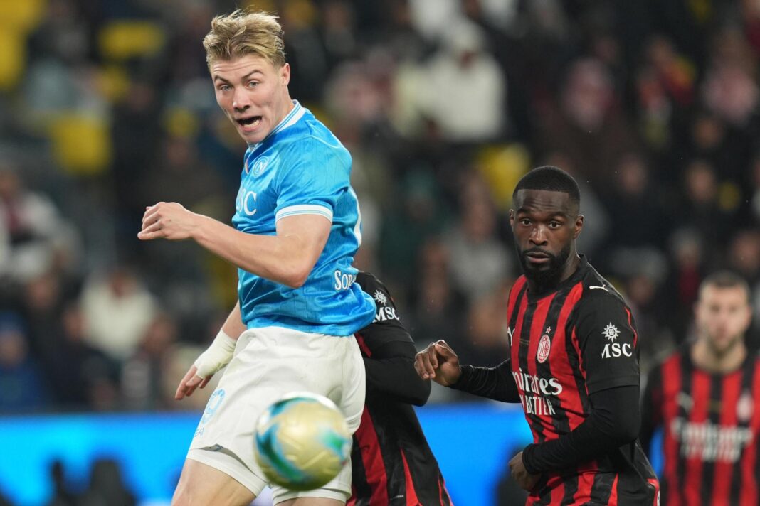 Supercoupe d’Italie : Porté par Rasmus Højlund, Naples élimine le Milan AC
