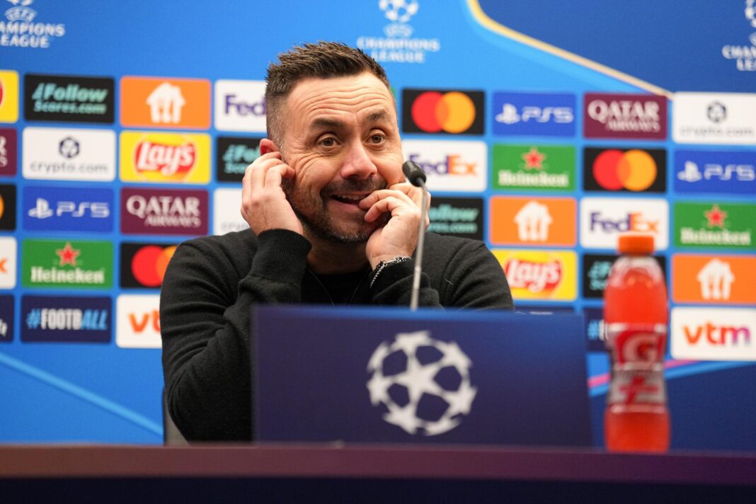 Roberto De Zerbi dément avoir demandé à quitter l’OM après l’élimination en Ligue des champions